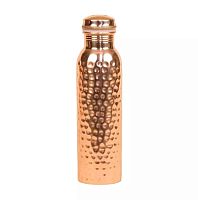 Бутылка медная для воды (Copper Bottle Hammered) 950 мл, Saga Steels