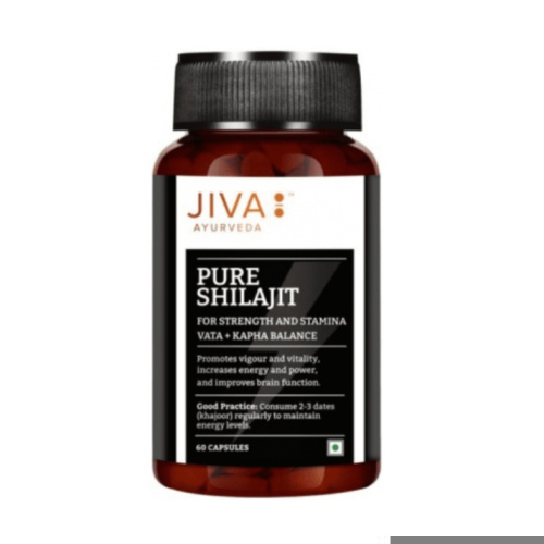 Шиладжит - адаптоген, здоровье суставов и мышц / 60 капс., Jiva Ayurvedic Pharmacy