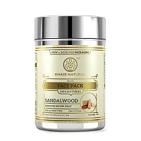 Маска-убтан для лица "Сандаловое дерево" (Face Pack Sandalwood) 50 г, Khadi Natural