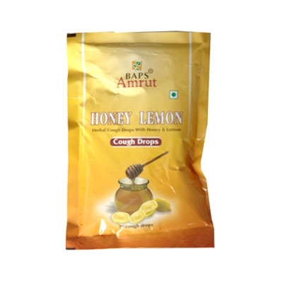 Леденцы от кашля "Мёд и лимон"  20 шт., BAPS Amrut