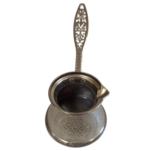 Турка для кофе, серебро, малая, 16 х 8 х 10,5 см. ZAMAK AY101 фото 6