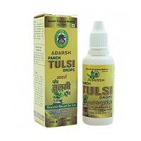 Панч Тулси капли (Panch Tulsi) - при респираторных заболеваниях / 30 мл, Adarsh