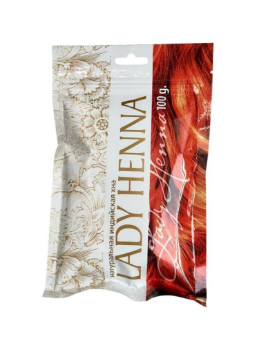 Натуральная Индийская хна 100гр., Lady Henna