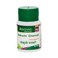 Бакучи гхан вати (Bakuchi Ghanvati) - противовоспалительное, антисептик / 60 таб., Ashtang