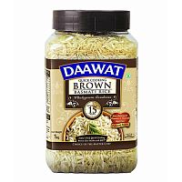 Рис басмати бурый 1 кг, Daawat