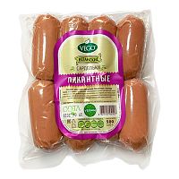 Сардельки веганские пикантные 500 г, VEGO