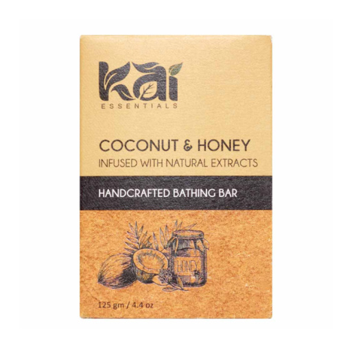 Мыло ручной работы Bathing bar "Кокос и мёд" 125 г, Kai Essentials Мыло ручной работы Bathing bar "Кокос и мёд" 125 г, Kai Essentials