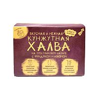 Халва кунжутная на тростниковом сахаре с фундуком и изюмом 290 г, "Сокровища Сезама"