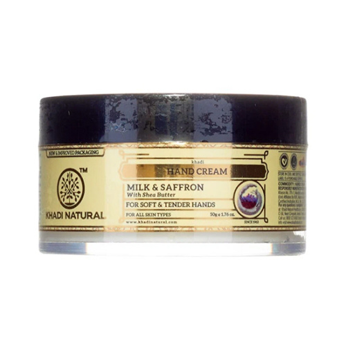 Крем для рук "Молоко и шафран" (Hand Cream) 50 г, Khadi Natural