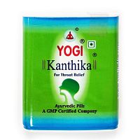Йоги кантика (Yogi Kanthika) - драже от боли в горле 140 шт, YOGI Aurvedics