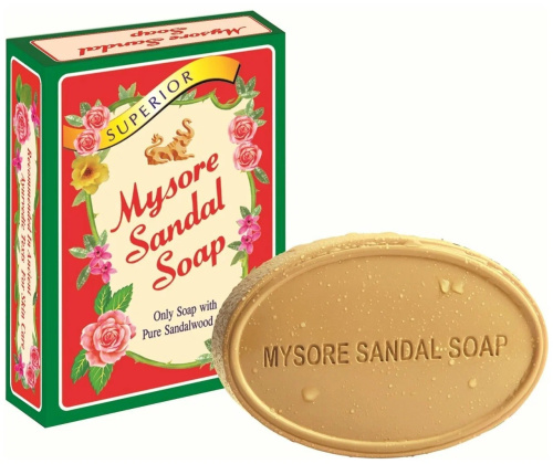 Мыло Майсор сандал (Mysore Sandal Soap) 125 гр Karnataka Soaps фото 2