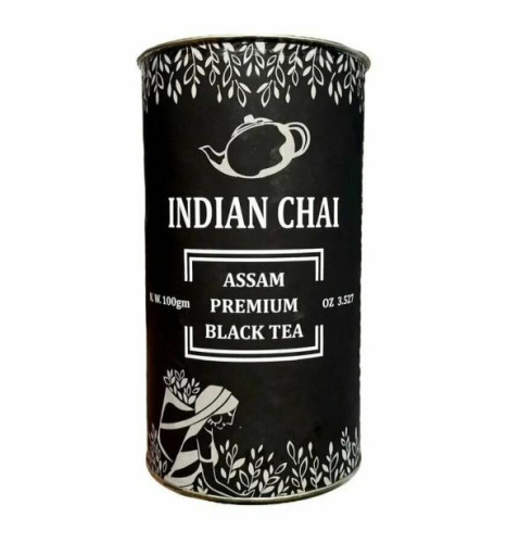 Чай Чёрный Ассам ПРЕМИУМ в банке (Assam Premium Black Tea) 100 гр. Bharat Bazaar