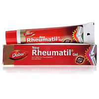 Ревматил Гель (Rheumatil Gel) - болеутоляющий противовоспалительный гель для суставов / 30 г, Dabur