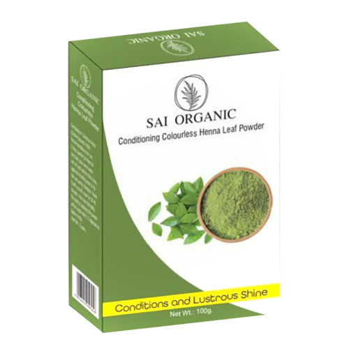 Хна для волос бесцветная кондиционирующая 100 г, Sai Organic Хна для волос бесцветная кондиционирующая 100 г, Sai Organic