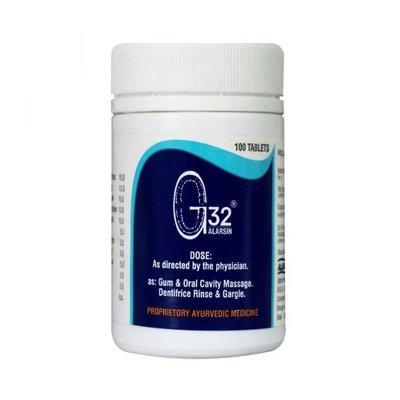 G-32 - для здоровья зубов и дёсен 100 табл, Alarsin