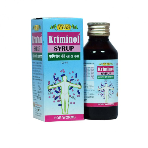 Сироп Криминол (Kriminol Syrup) от паразитов 250 мл, Vyas фото 9