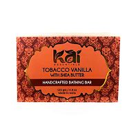 Мыло крафтовое ручной работы "Табак и ваниль с маслом ши" 125 г, Kai Essentials