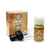 Капли для носа Гхи (Ghee Nasal Drops) 10 мл., Gomata