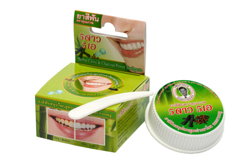 Тайская зубная паста Гвоздика и древесный уголь (Herbal Clove Toothpaste) 30 г, 5Star